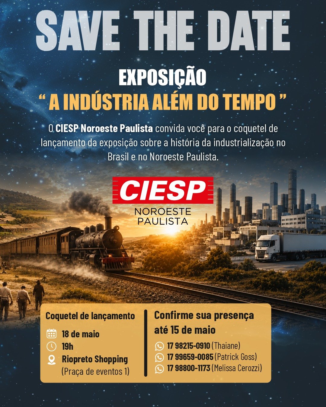 Exposição inédita revela como a indústria transformou Rio Preto e região