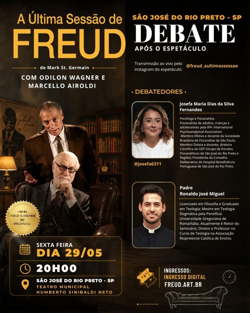Sucesso de público, “A Última Sessão de Freud” abre sessão extra em Rio Preto