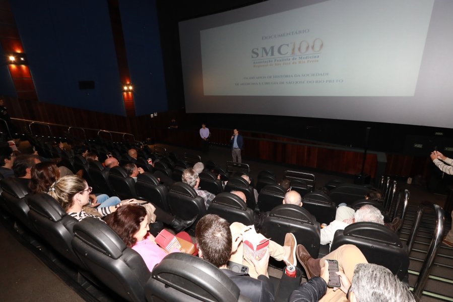 DOCUMENTÁRIO 100 ANOS – SOCIEDADE MEDICINA E CIRURGIA RIO PRETO – CINEMA RPSHOPPING - Eloisa Mattos