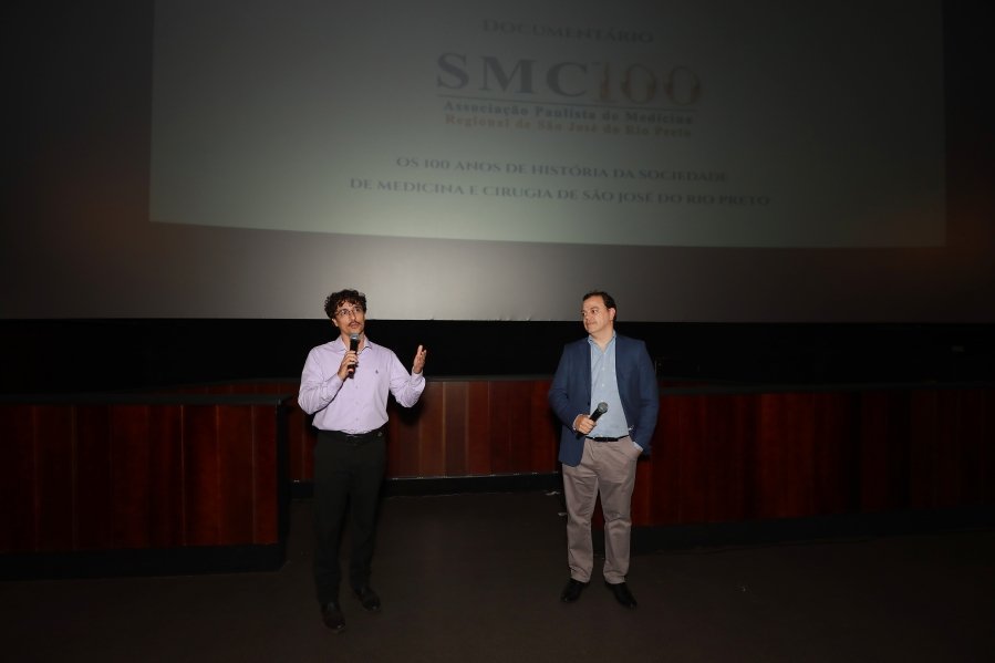 DOCUMENTÁRIO 100 ANOS – SOCIEDADE MEDICINA E CIRURGIA RIO PRETO – CINEMA RPSHOPPING - Eloisa Mattos