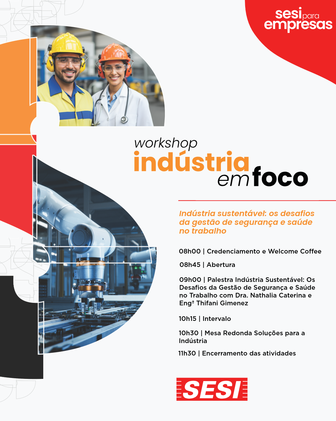 Workshop gratuito em Rio Preto promovido pelo SESI