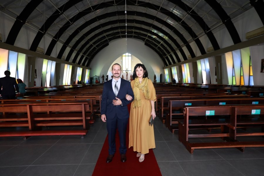 MARIA CAROLINA E LUIS ANDRÉ: UM “SIM” REPLETO DE EMOÇÃO E AMOR – ( IGREJA REDENTORA) - Eloisa Mattos