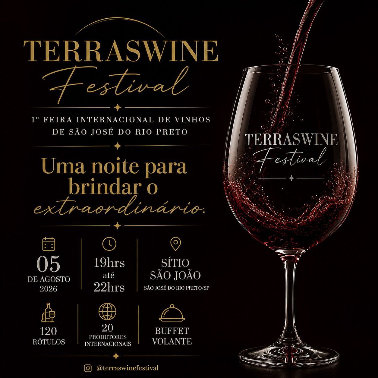 IAIÁ BISTRÔ RECEBE O LANÇAMENTO OFICIAL DO TERRAS WINE FESTIVAL EM SÃO JOSÉ DO RIO PRETO
