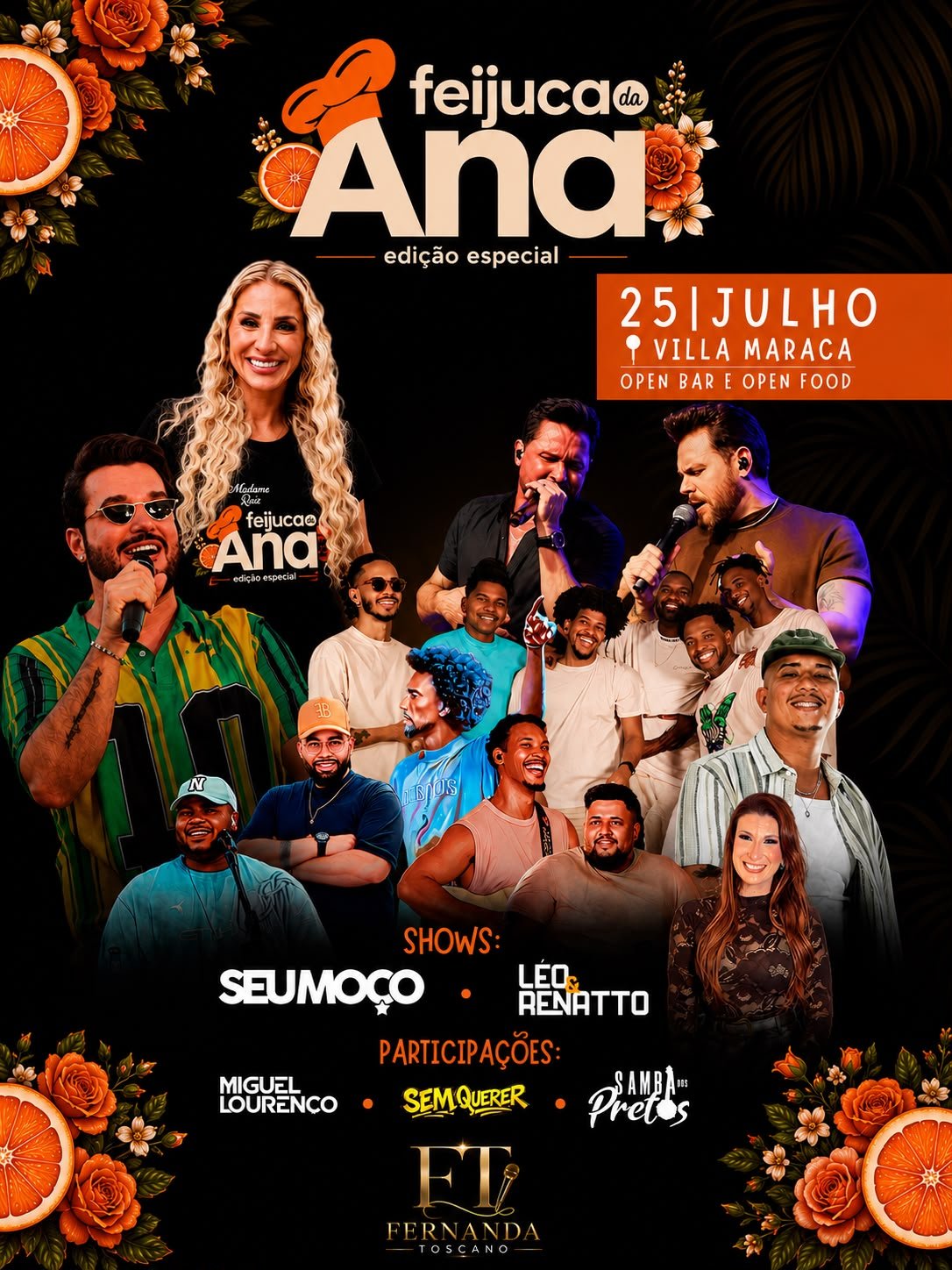 Feijuca da Ana chega à 3ª Edição Premium e reúne grandes atrações em uma experiência exclusiva para 400 convidados