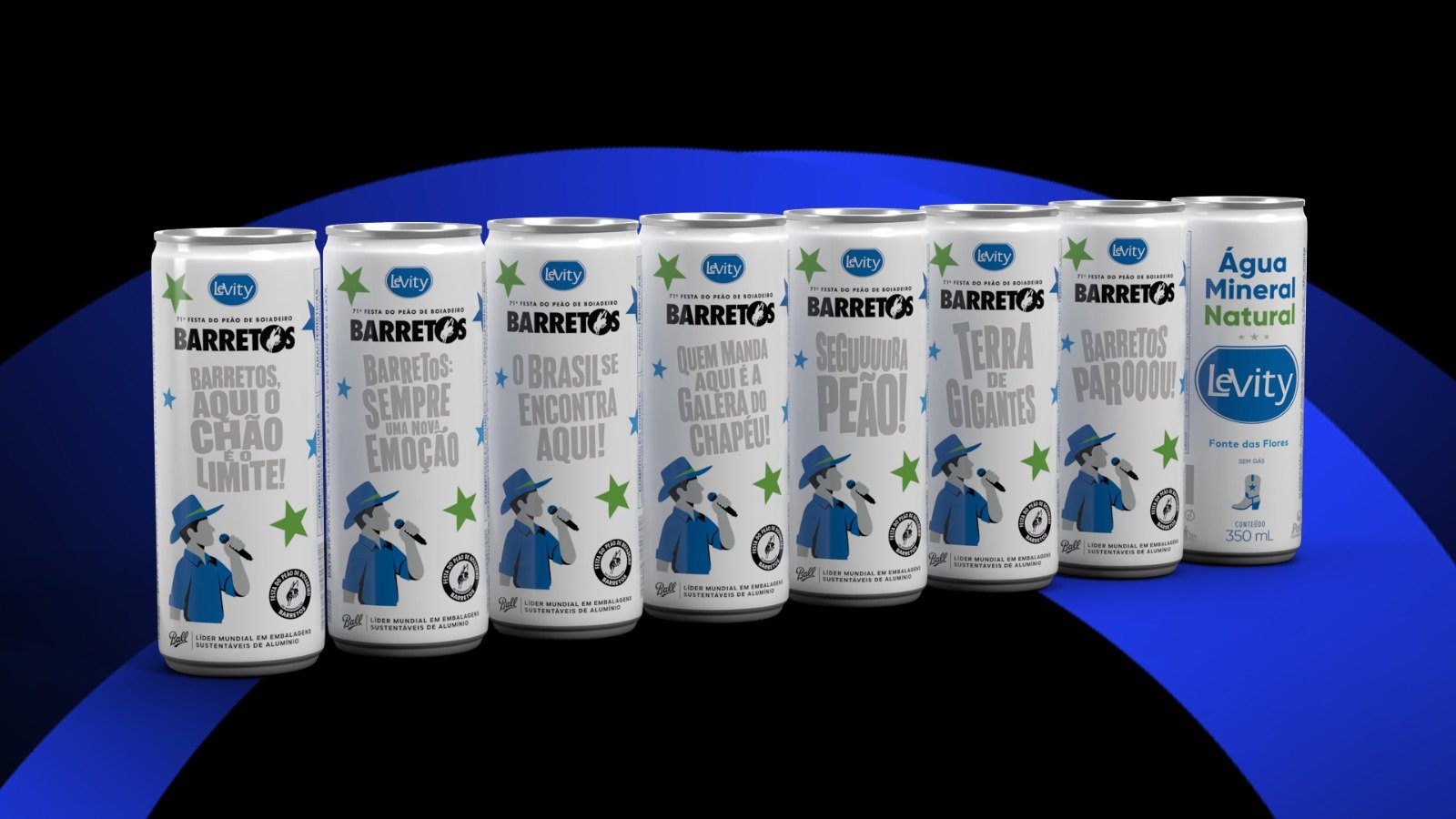 Levity transforma as vozes de Barretos em coleção de 400 mil latas comemorativas