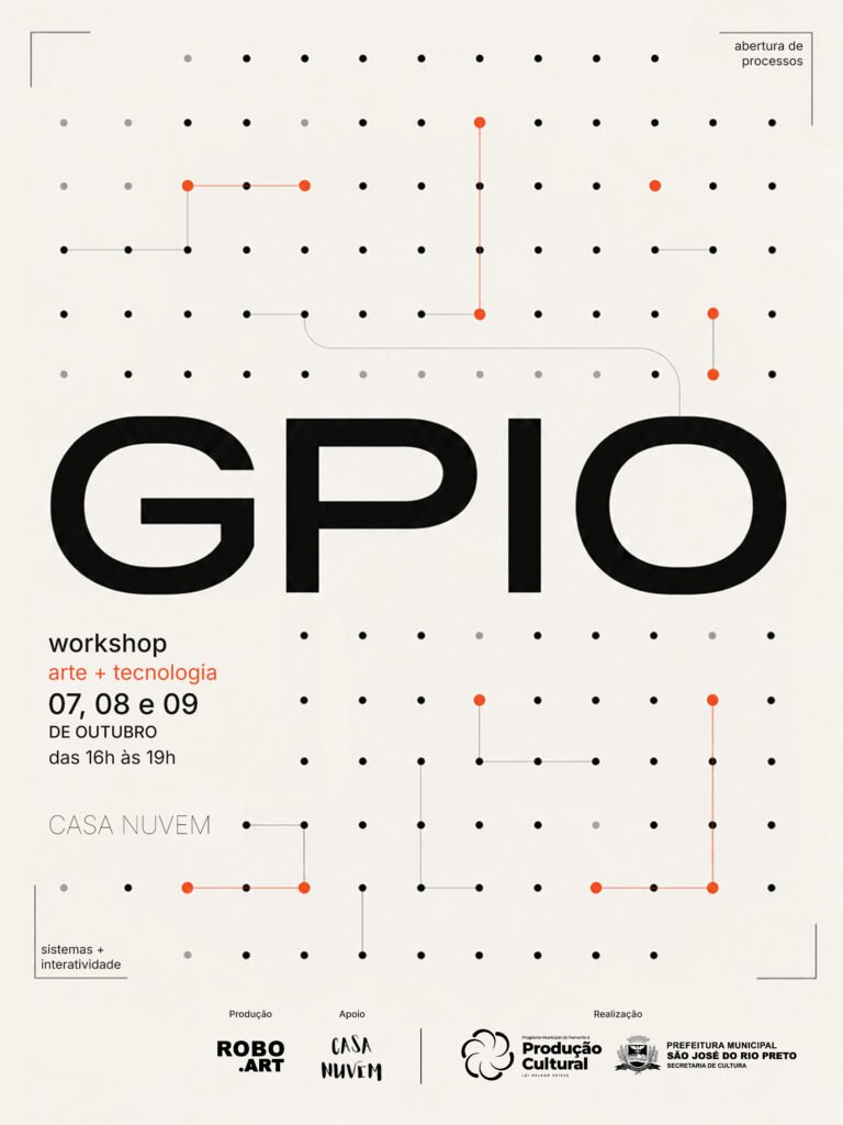 Com mostra interativa, projeto GPIO une arte e tecnologia na Casa Nuvem